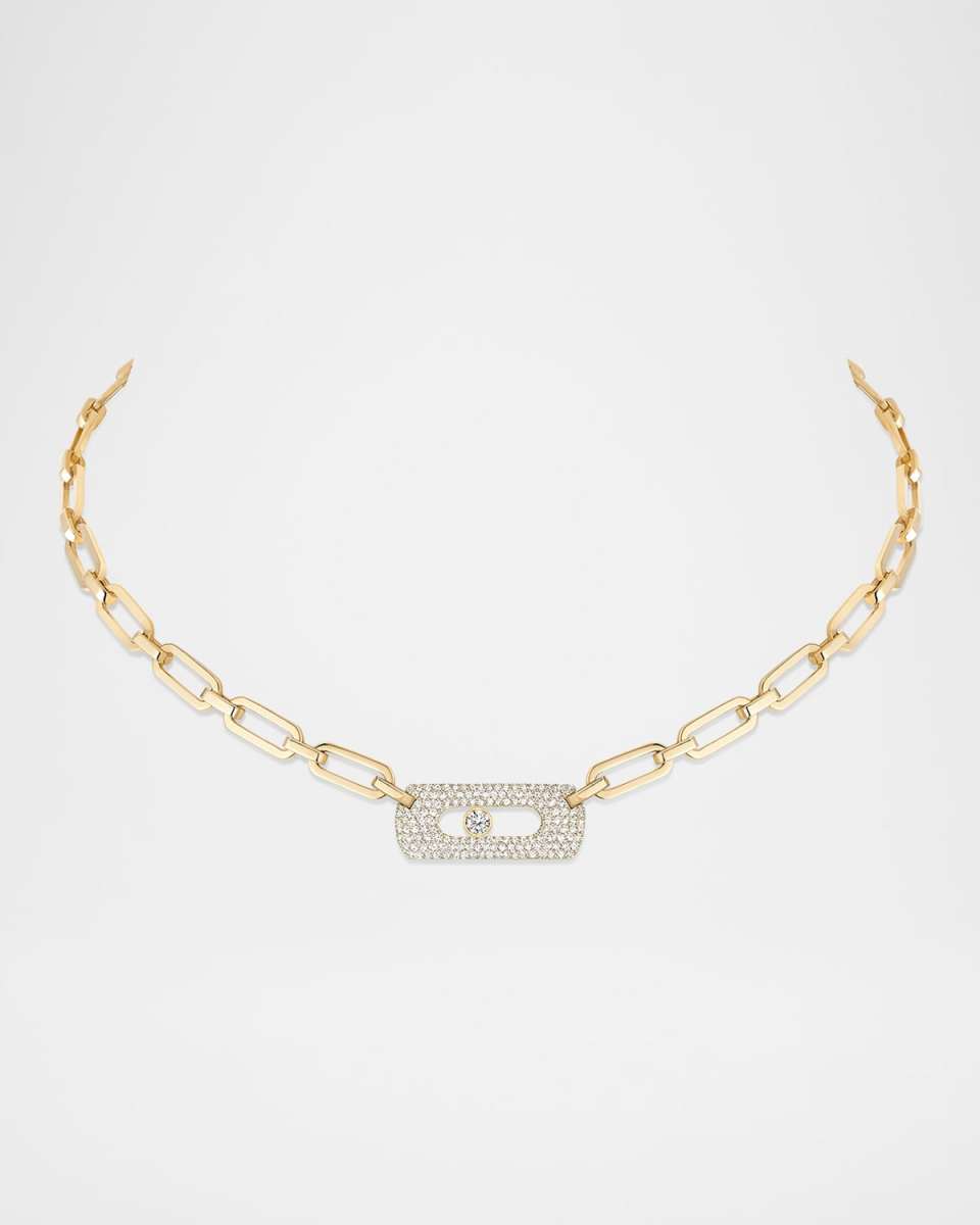 MY MOVE 18K YELLOW GOLD NECKLACE
